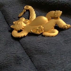 Vintage Cat Brooch